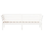 ZNTS Day Bed without Mattress White 90x200 cm Solid Wood Pine 842871