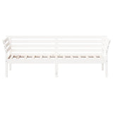 ZNTS Day Bed without Mattress White 90x200 cm Solid Wood Pine 842871