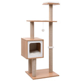 ZNTS Cat Tree with Sisal Scratching Mat 123 cm 170919