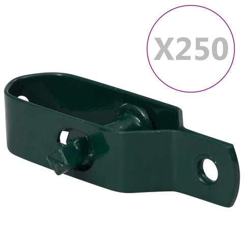 ZNTS Fence Wire Tensioners 250 pcs 90 mm Steel Green 146831