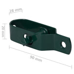 ZNTS Fence Wire Tensioners 250 pcs 90 mm Steel Green 146831