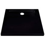 ZNTS Shower Base Tray ABS Black 80x80 cm 146625