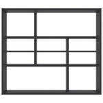 ZNTS Wall Shelf Grey 90x16x78 cm Engineered Wood 802941