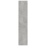 ZNTS Wall Shelf Concrete Grey 90x16x78 cm Engineered Wood 802943