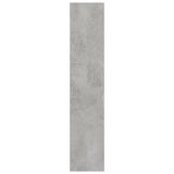 ZNTS Wall Shelf Concrete Grey 90x16x78 cm Engineered Wood 802943
