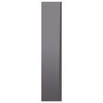 ZNTS Wall Shelf High Gloss Grey 90x16x78 cm Engineered Wood 802947