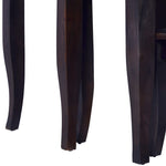 ZNTS Side Tables 3 pcs Light Black Coffee Solid Mahogany Wood 288857