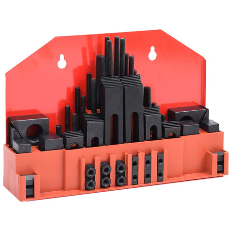 ZNTS 58 Pieces Clamping Set Steel T Slot M8 146700