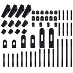 ZNTS 58 Pieces Clamping Set Steel T Slot M10 146701