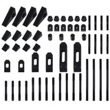 ZNTS 58 Pieces Clamping Set Steel T Slot M12 146702