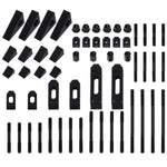 ZNTS 58 Pieces Clamping Set Steel T Slot M14 146703