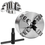 ZNTS 4 Jaw Self-Centering Lathe Chuck 80 mm Steel 146708