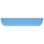 ZNTS Luxury Basin Rectangular Matt Light Blue 71x38 cm Ceramic 146956