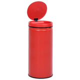 ZNTS Automatic Sensor Dustbin 80 L Carbon Steel Red 322709