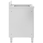 ZNTS Commercial Kitchen Sink Cabinet 60x60x96 cm Stainless Steel 147227
