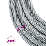 ZNTS Wire Rope Cable 3200 kg 20 m 146676