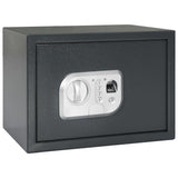 ZNTS Digital Safe with Fingerprint Dark Grey 35x25x25 cm 147216