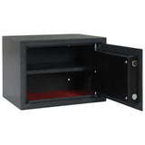 ZNTS Digital Safe with Fingerprint Dark Grey 35x25x25 cm 147216