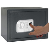 ZNTS Digital Safe with Fingerprint Dark Grey 35x25x25 cm 147216