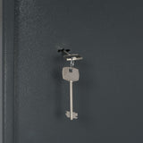 ZNTS Mechanical Safe Dark Grey 35x31x50 cm Steel 147226
