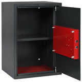ZNTS Mechanical Safe Dark Grey 35x31x50 cm Steel 147226