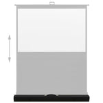 ZNTS Floor Rising Projection Screen 72" 4:3 51350