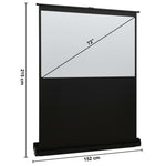 ZNTS Floor Rising Projection Screen 72" 4:3 51350