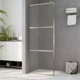 ZNTS Walk-in Shower Wall with Clear ESG Glass 115x195 cm 146638