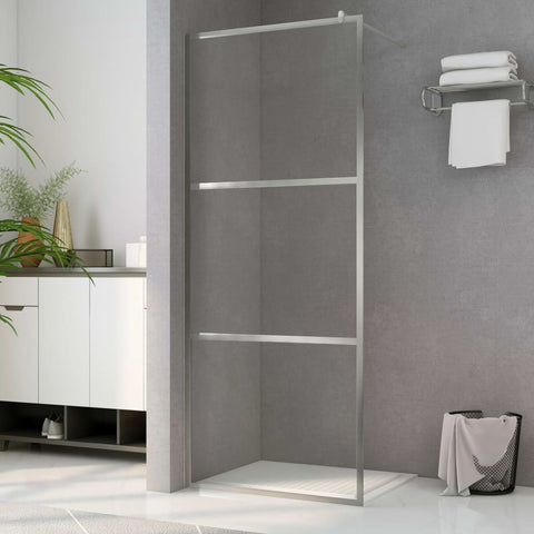 ZNTS Walk-in Shower Wall with Clear ESG Glass 140x195 cm 146639