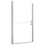 ZNTS Shower Door Frost Tempered Glass 91x195 cm 146659