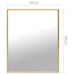 ZNTS Mirror Gold 70x50 cm 322747