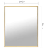 ZNTS Mirror Gold 70x50 cm 322747