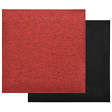 ZNTS Carpet Floor Tiles 20 pcs 5 m 50x50 cm Red 147314