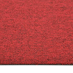 ZNTS Carpet Floor Tiles 20 pcs 5 m 50x50 cm Red 147314
