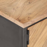 ZNTS Coffee Table 90x50x35 cm Solid Acacia Wood 323526