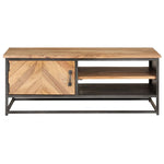 ZNTS Coffee Table 90x50x35 cm Solid Acacia Wood 323526