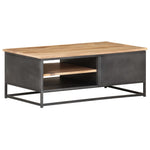 ZNTS Coffee Table 90x50x35 cm Solid Acacia Wood 323526