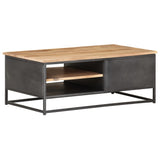 ZNTS Coffee Table 90x50x35 cm Solid Acacia Wood 323526