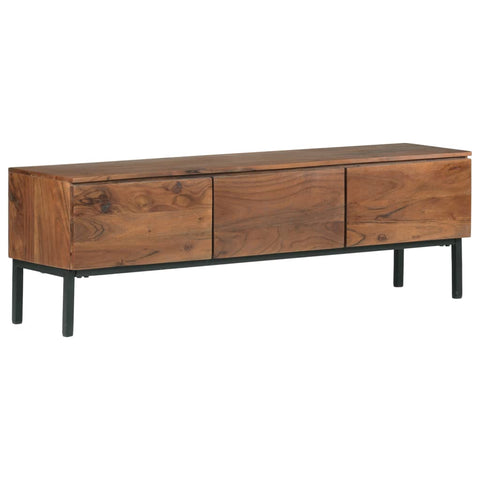 ZNTS TV Cabinet 120x30x37 cm Solid Acacia Wood 323401