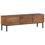 ZNTS TV Cabinet 120x30x37 cm Solid Acacia Wood 323401