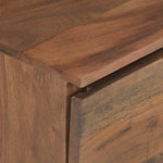 ZNTS TV Cabinet 120x30x37 cm Solid Acacia Wood 323401