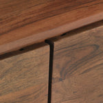ZNTS TV Cabinet 120x30x37 cm Solid Acacia Wood 323401