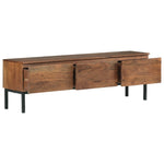 ZNTS TV Cabinet 120x30x37 cm Solid Acacia Wood 323401
