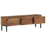 ZNTS TV Cabinet 120x30x37 cm Solid Acacia Wood 323401