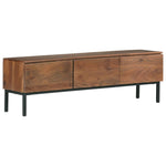 ZNTS TV Cabinet 120x30x37 cm Solid Acacia Wood 323401