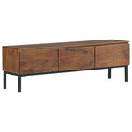 ZNTS TV Cabinet 120x30x37 cm Solid Acacia Wood 323401