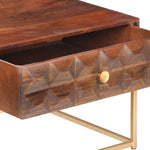 ZNTS Coffee Table 112x50x40 cm Solid Mango Wood 323405