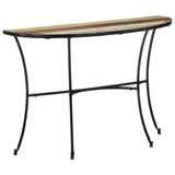 ZNTS Side Table 110x40x77 cm Solid Reclaimed Wood 321949