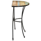 ZNTS Side Table 110x40x77 cm Solid Reclaimed Wood 321949