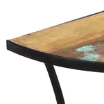ZNTS Side Table 110x40x77 cm Solid Reclaimed Wood 321949